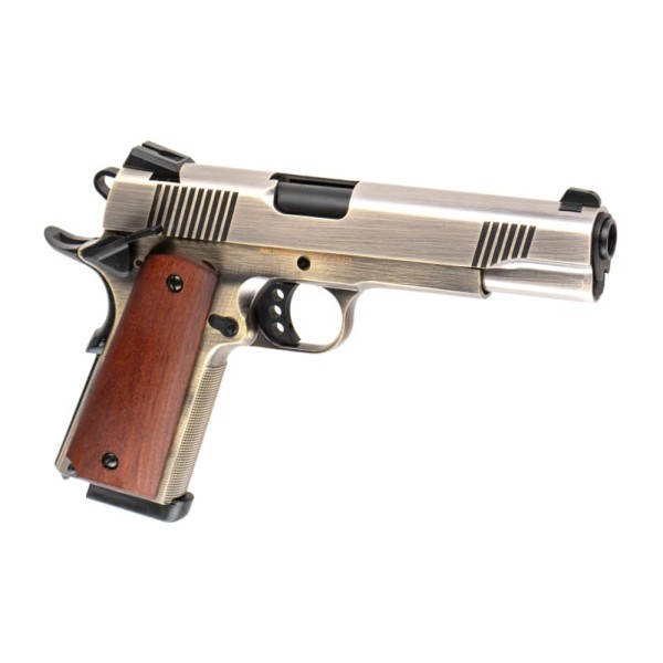 Pistola GBB MEU Brushed Prateada [Raven]