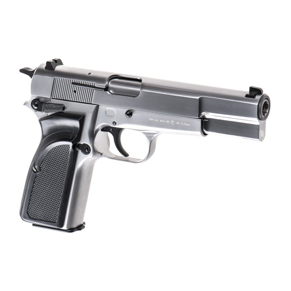 GBB Airsoft Pistol Hi-Power Mk3 Full Metal Silver [WE]