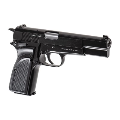Pistola Airsoft GBB WE Hi-Power Mk3 Full Metal Preta - vista do produto