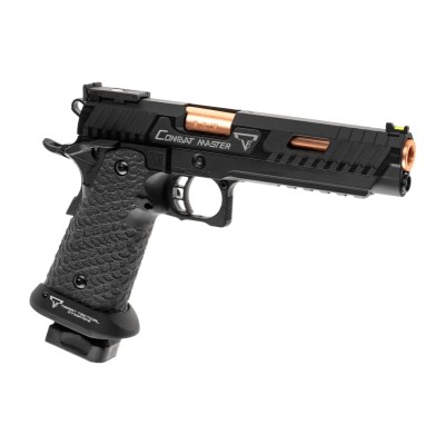 Pistola Airsoft GBB Taran Tactical EMG STI - TTI Licensed John Wick 3 2011 Combat Master Preta - vista do produto