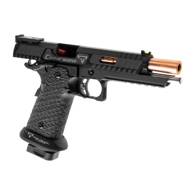 Pistola Airsoft GBB Taran Tactical EMG STI - TTI Licensed John Wick 3 2011 Combat Master Preta - fotografia 3