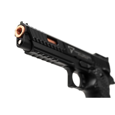 Pistola Airsoft GBB Taran Tactical EMG STI - TTI Licensed John Wick 3 2011 Combat Master Preta - fotografia 4
