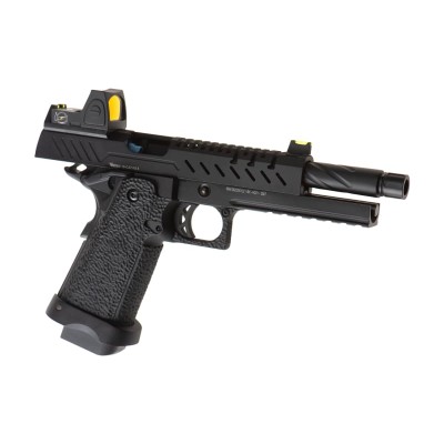 Pistola Airsoft GBB Vorsk Hi-Capa 5.1 + BDS Preta - fotografia 3