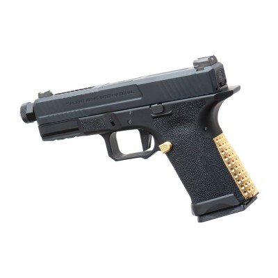 Pistola Airsoft GBB Salient Arms BL0200 BLU Compact Metal Version Preta - fotografia 2