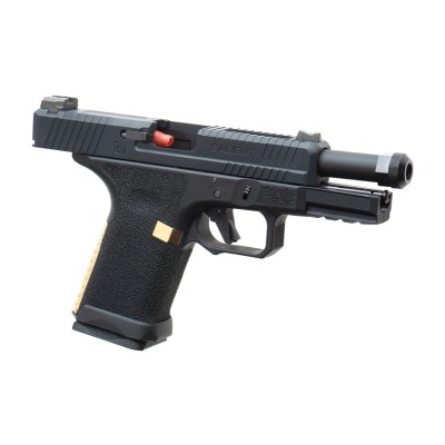 Pistola Airsoft GBB Salient Arms BL0200 BLU Compact Metal Version Preta - fotografia 3