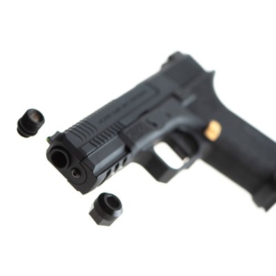 Pistola Airsoft GBB Salient Arms BL0200 BLU Compact Metal Version Preta - fotografia 5