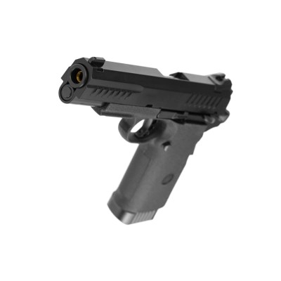 Pistola Airsoft GBB CO₂ KJ Works KP-08 Full Metal Preta - fotografia 4
