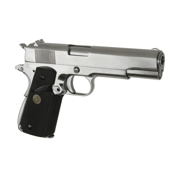 Pistola GBB M1911 MEU Full Metal V3 Prateada [WE]