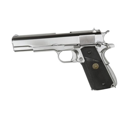 WE M1911 MEU Full Metal V3 GBB Silver Airsoft Pistol - photo 2