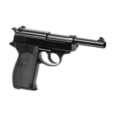 WE P38 Full Metal GBB Black Airsoft Pistol - product view