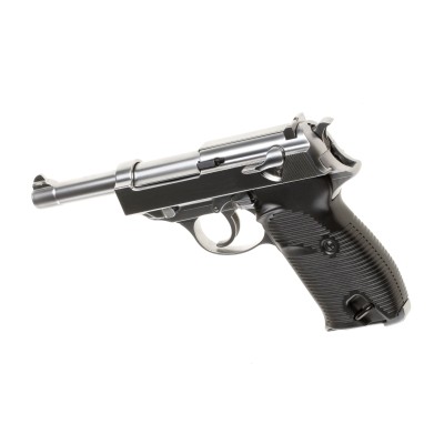 WE P38 Full Metal GBB Silver Airsoft Pistol - photo 2