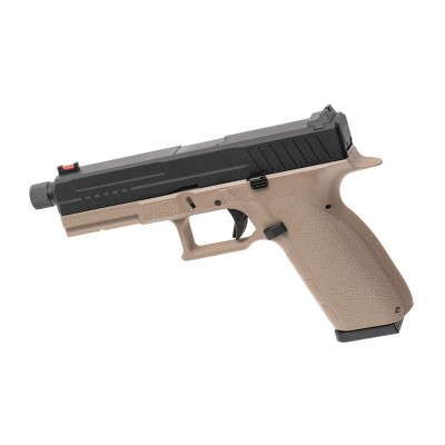 KJ Works KP-13 TBC Metal Version CO₂ Tan Airsoft Pistol - photo 2