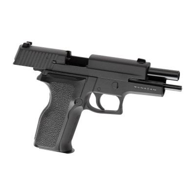 Pistola Airsoft GBB WE P226 E2 Full Metal Preta - fotografia 3