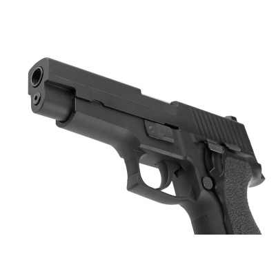 Pistola Airsoft GBB WE P226 E2 Full Metal Preta - fotografia 4