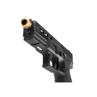 Pistola Airsoft GBB KJ Works KP-13 TBC Custom Metal Version Preta - fotografia 4