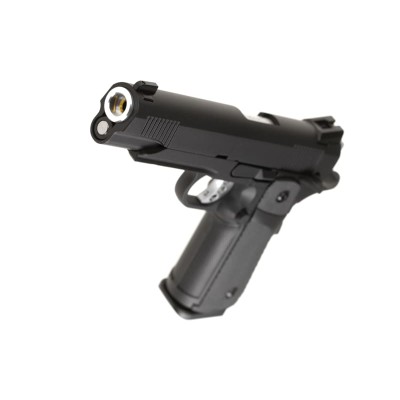 Pistola Airsoft GBB KJ Works Hi-Capa 5.1 Full Metal Preta - fotografia 4