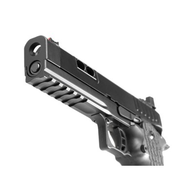 Pistola Airsoft GBB Army Armament R604 Full Metal Preta - fotografia 4