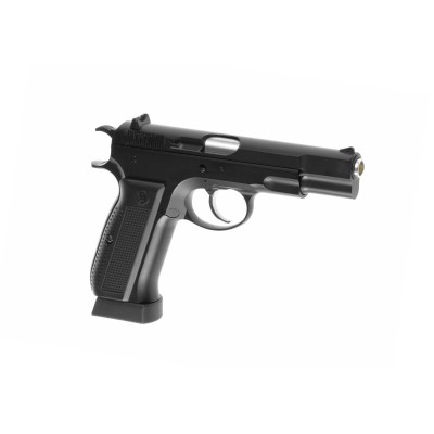 KJ Works KP-09 Full Metal CO₂ Black Airsoft Pistol - product view