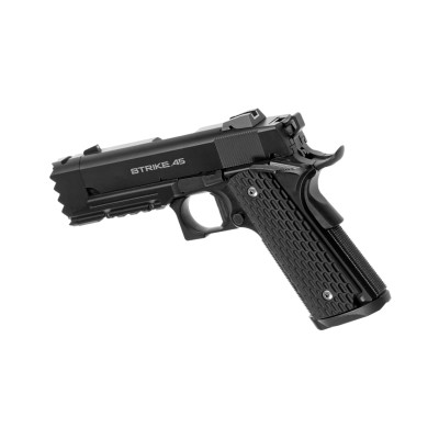 Pistola Airsoft GBB Tokyo Marui Strike Warrior Preta - fotografia 2