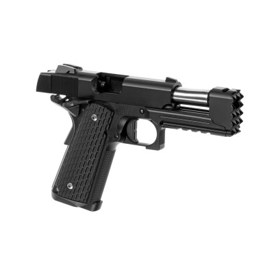 Pistola Airsoft GBB Tokyo Marui Strike Warrior Preta - fotografia 3