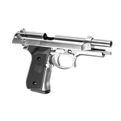 WE M9 Full Metal CO₂ Silver Airsoft Pistol - photo 3