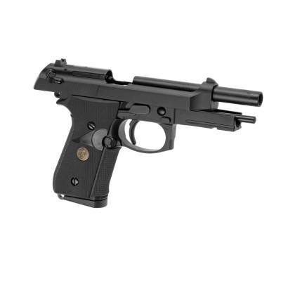 WE M9 A1 Full Metal CO₂ Black Airsoft Pistol - photo 3