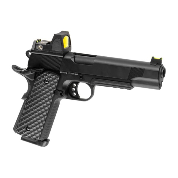 GBB Airsoft Pistol MEU Railed + BDS Black [Raven]