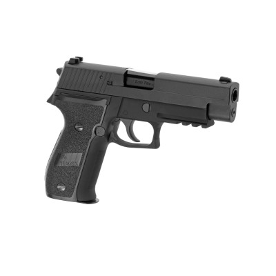 Pistola Airsoft GBB WE P226 Mk25 Navy Seals Full Metal Preta - vista do produto