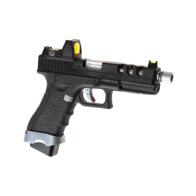 Pistola Airsoft GBB Vorsk EU8 Vented + BDS Preta - vista do produto