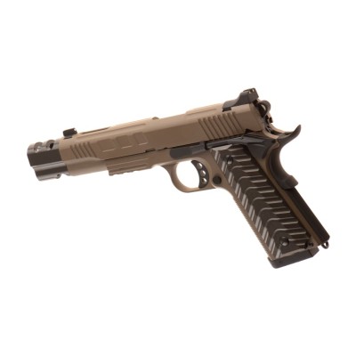 Pistola Airsoft GBB CO₂ KJ Works KP-16 Full Metal Coyote - fotografia 2