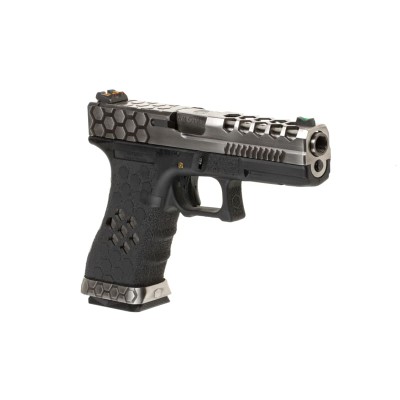 Pistola Airsoft GBB AW Custom VX0100 Hex-Cut Metal Version - vista do produto