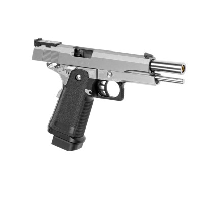 Tokyo Marui Hi-Capa 5.1 Stainless GBB Silver Airsoft Pistol - photo 3