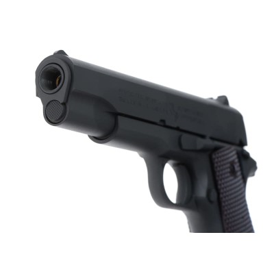 Pistola Airsoft GBB CO₂ Colt 1911 100th Anniversery Preta - fotografia 4