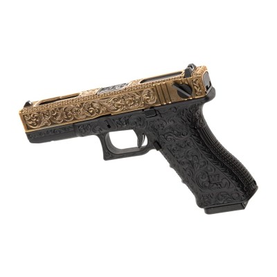 WE WE18C Etched Metal Version GBB Gold Airsoft Pistol - photo 2