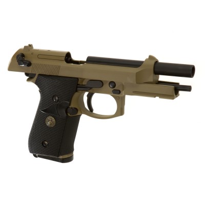 WE M9 A1 Full Metal GBB Desert Airsoft Pistol - photo 3