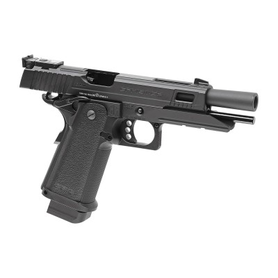 Pistola Airsoft GBB G&G GPM1911 CP MS Metal Version Preta - fotografia 3