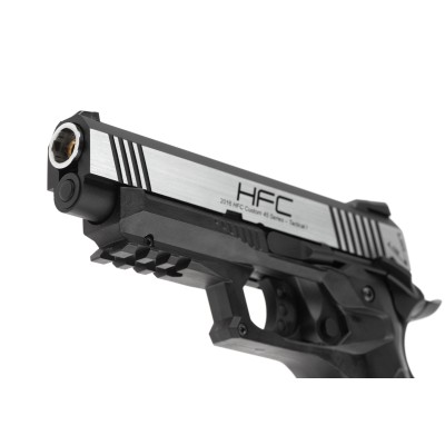 Pistola Airsoft GBB HFC HG-171 Metal Version Bicolor - fotografia 8
