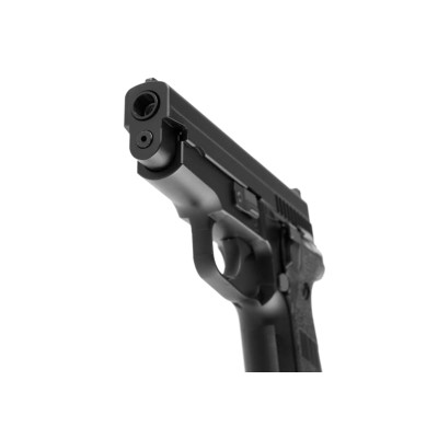 Pistola Airsoft GBB WE P229 Full Metal Preta - fotografia 4