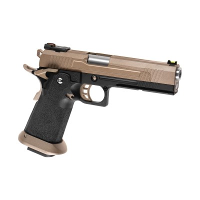 Pistola Airsoft GBB AW Custom HX1003 Full Metal FDE - vista do produto