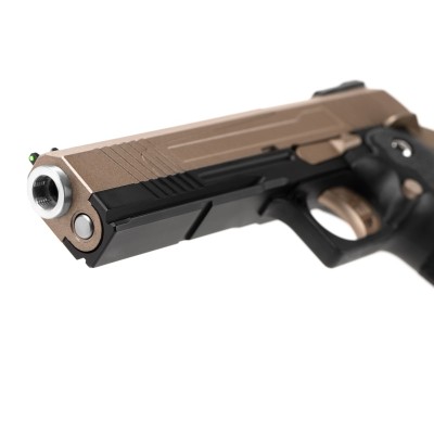 Pistola Airsoft GBB AW Custom HX1003 Full Metal FDE - fotografia 4
