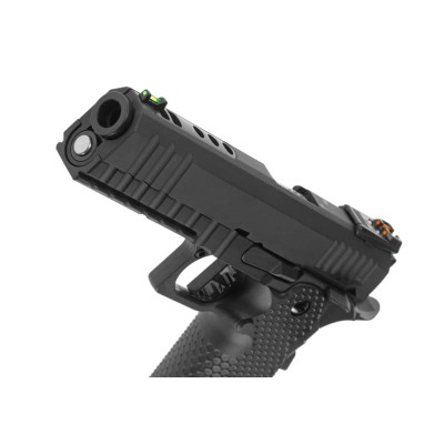 Pistola Airsoft GBB AW Custom HX2003 Black Ace Full Metal - fotografia 4