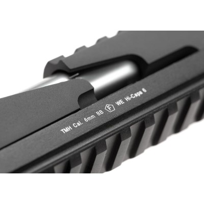 WE Hi-Capa 6 T-Rex Customs Titanium Barrel Full Metal GBB Black Airsoft Pistol - photo 5