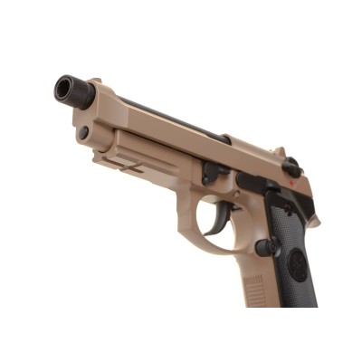 Pistola Airsoft GBB KJ Works M9 A1 TBC Full Metal Coyote - fotografia 4