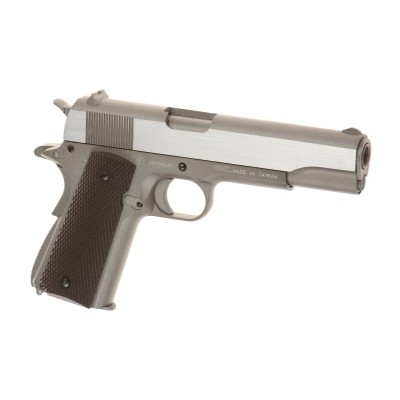KWC M1911 Full Metal CO₂ Silver Airsoft Pistol - product view