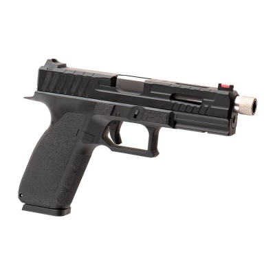 KJ Works KP-13F TBC Full Auto Metal Version CO₂ Black Airsoft Pistol - product view