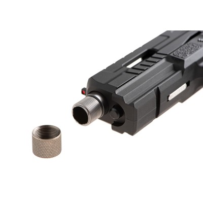 Pistola Airsoft GBB CO₂ KJ Works KP-13F TBC Full Auto Metal Version Preta - fotografia 5