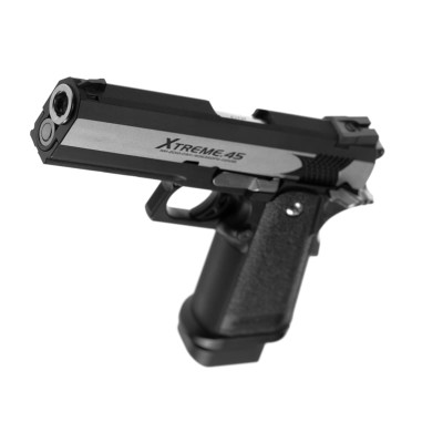 Pistola Airsoft GBB Tokyo Marui Hi-Capa Xtreme Full Auto Bicolor - fotografia 4