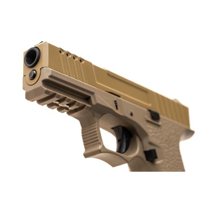 Pistola Airsoft GBB AW Custom VX9101 Full Metal FDE - fotografia 4