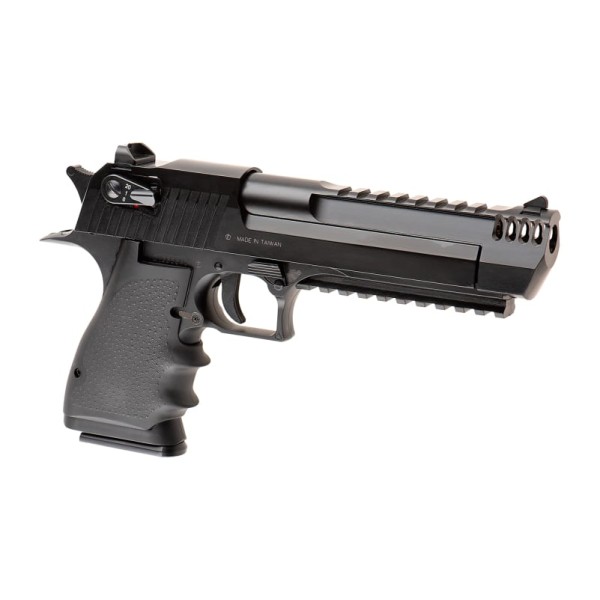 Pistola GBB CO₂ DE .50 L6 Full Auto Metal Version Preta [KWC]