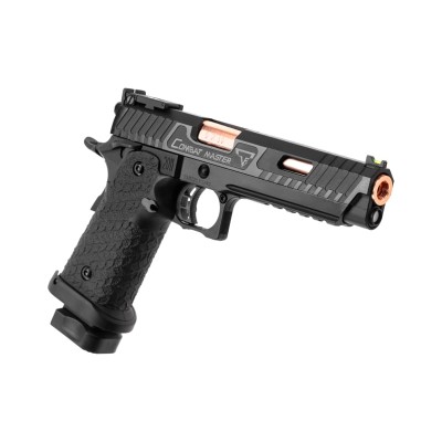 Pistola Airsoft GBB Taran Tactical CM0101 2011 Combat Master Full Metal Preta - vista do produto